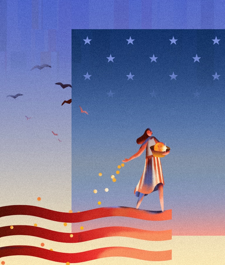 Illustration by Olga Aleksandrova for Noema Magazine.