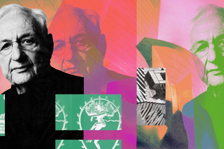 Artwork by Mia Angioy for Noema Magazine. Source images include Lionel Bonaventure via Getty Images and Shiva as Lord of Dance via The Norton Simon Foundation.